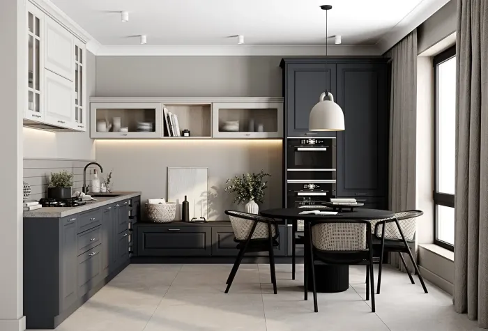 Г-образная кухня: как рационально использовать угол в интерьере