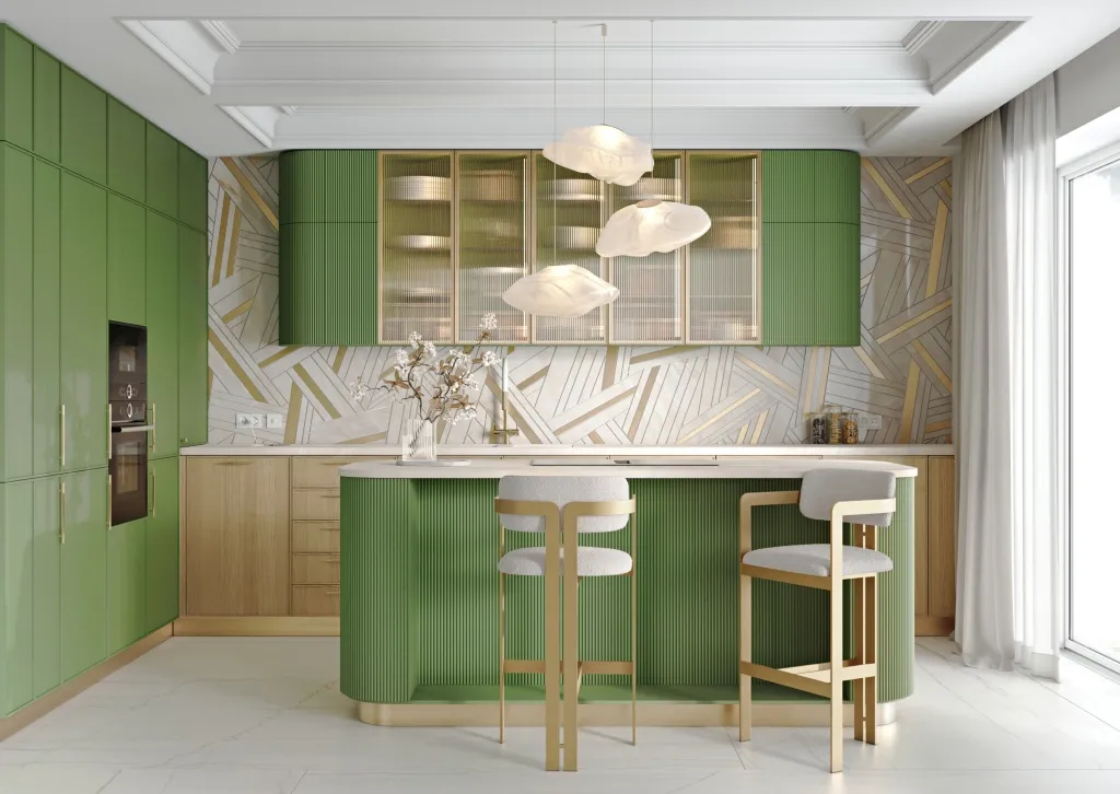 зеленая кухня