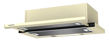 Kamilla slim 600 ivory (2 мотора) вытяжка кухонная