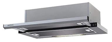 Kamilla slim 600 inox/inox (2 мотора) вытяжка кухонная